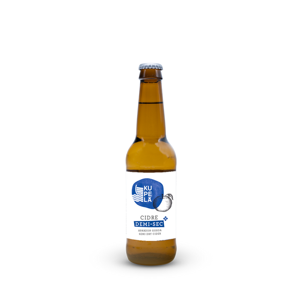 Cidre demi-sec KUPELA 33cl - x6