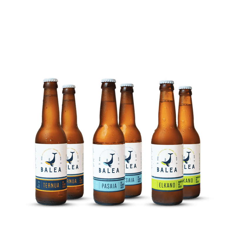 Pack découverte bières BIO BALEA 33cl