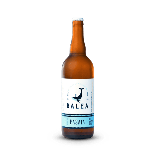 Bière blanche BIO BALEA Pasaia 75cl - x3 - Edari Drinks