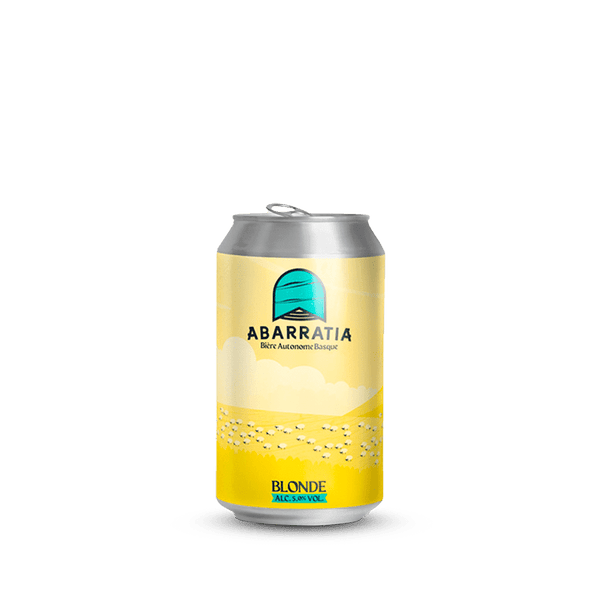 Bière blonde ABARRATIA 5° - canette 33cl x6 - Edari Drinks