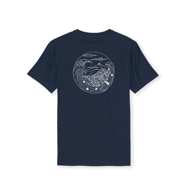 Tee-shirt Kupela x Katxi Klothing bleu Navy