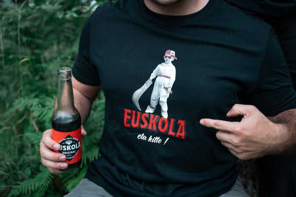 Tee-shirt Euskola x EZ KEXA "Euskola ta kitto!" Noir
